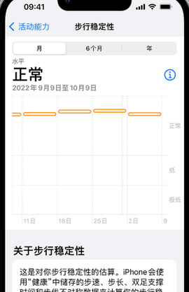 三道镇iPhone手机维修如何在iPhone开启'步行稳定性通知'